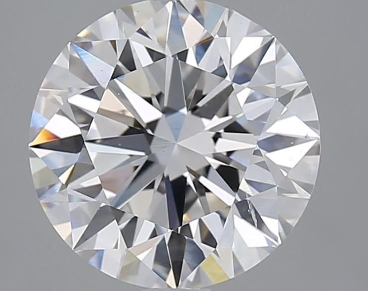 2.51ct E SI1 Rare Carat Ideal Cut Round Lab Grown Diamond