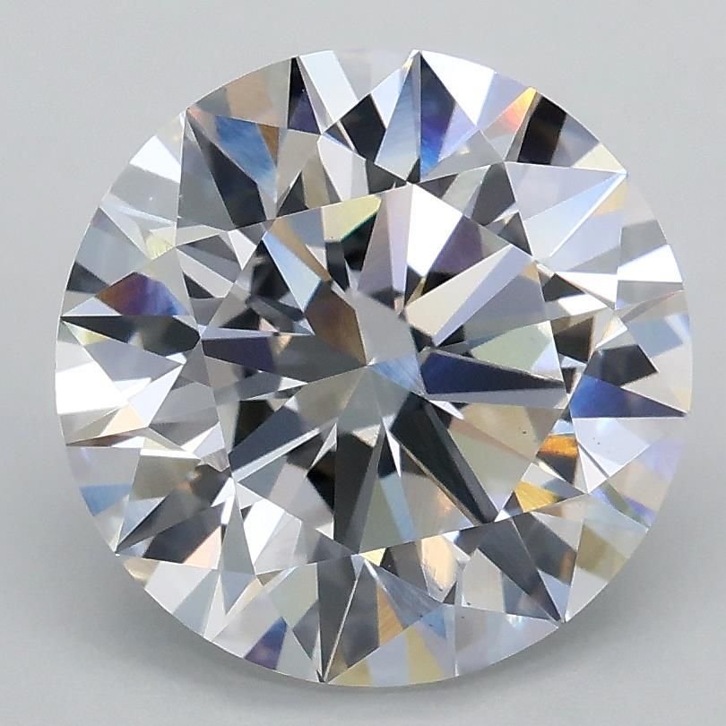3.09ct E VS1 Rare Carat Ideal Cut Round Lab Grown Diamond