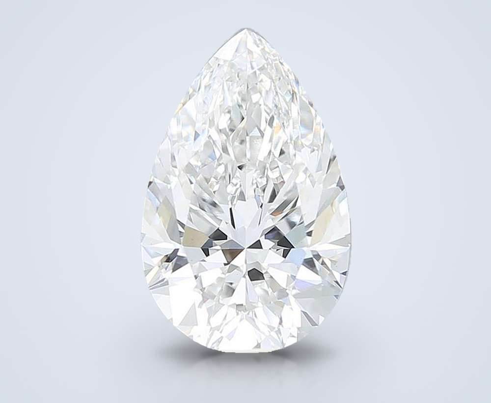 4.34 Carat Pear Lab Diamond