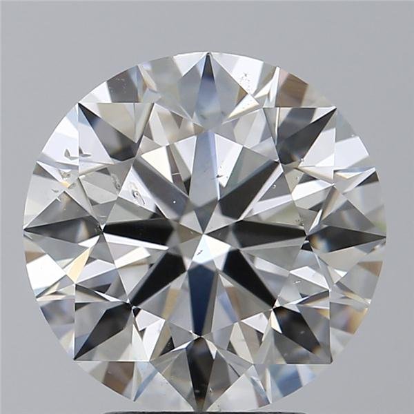 3.40ct I SI1 Rare Carat Ideal Cut Round Diamond