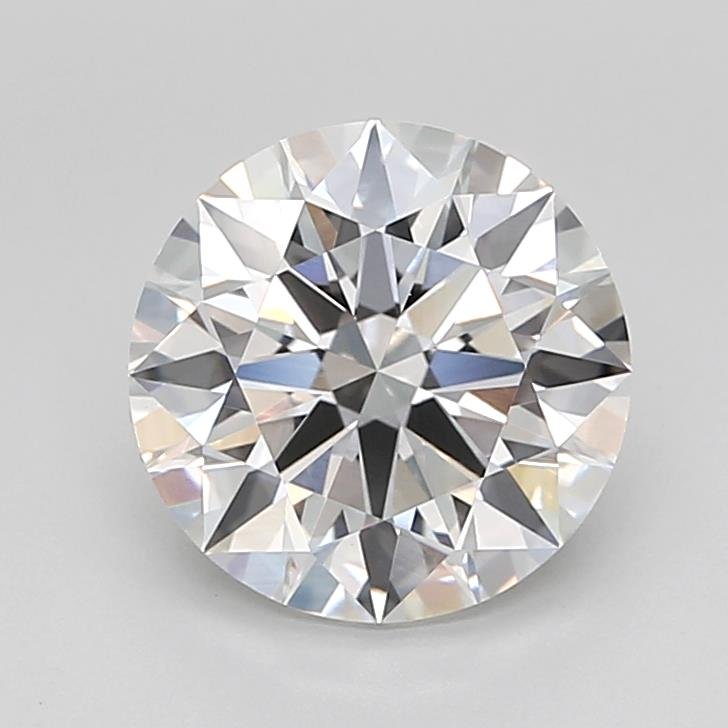3.06ct E VVS2 Rare Carat Ideal Cut Round Lab Grown Diamond