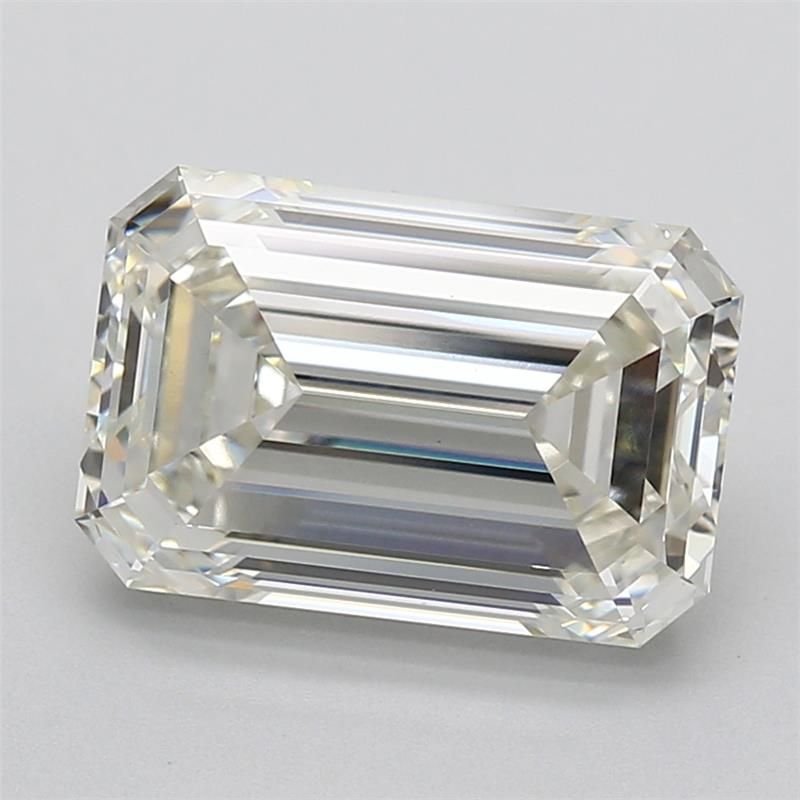 5.25ct G VS1 Rare Carat Ideal Cut Emerald Lab Grown Diamond