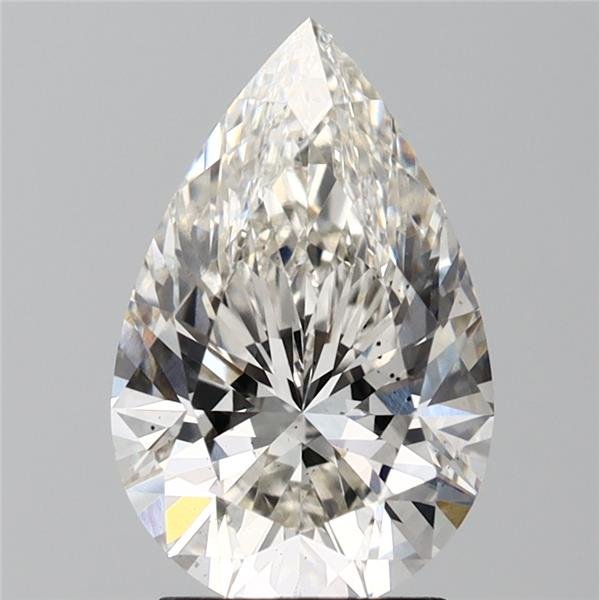 2.59ct H VS2 Rare Carat Ideal Cut Pear Lab Grown Diamond