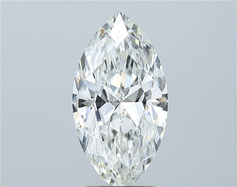 3.01ct H SI2 Rare Carat Ideal Cut Marquise Diamond