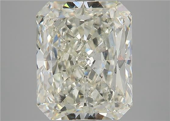 5.01ct K SI2 Rare Carat Ideal Cut Radiant Diamond