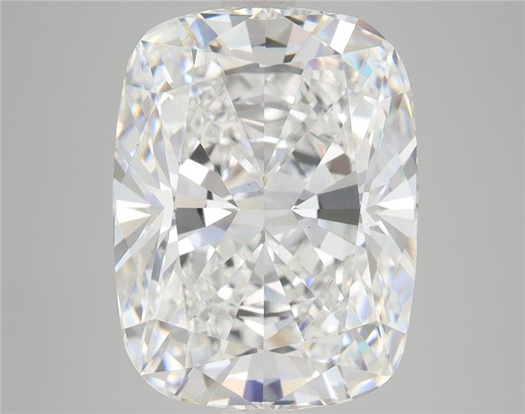 8.09ct F VS1 Rare Carat Ideal Cut Cushion Lab Grown Diamond