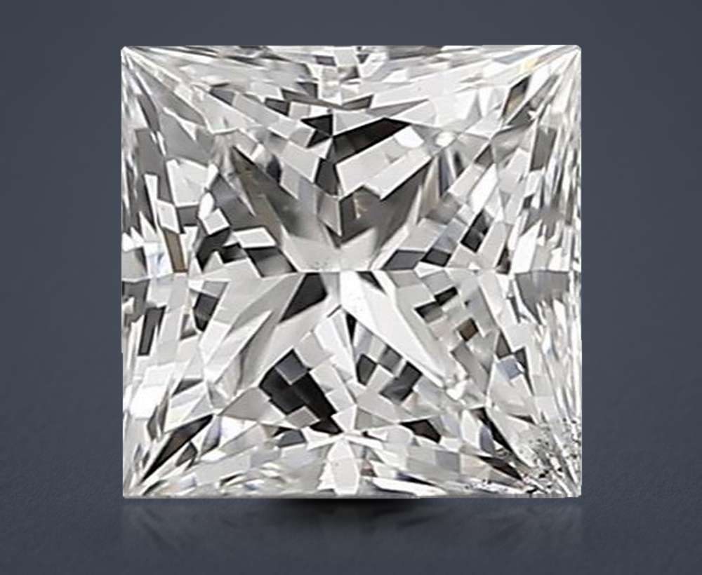 0.67 Carat Princess Lab Diamond