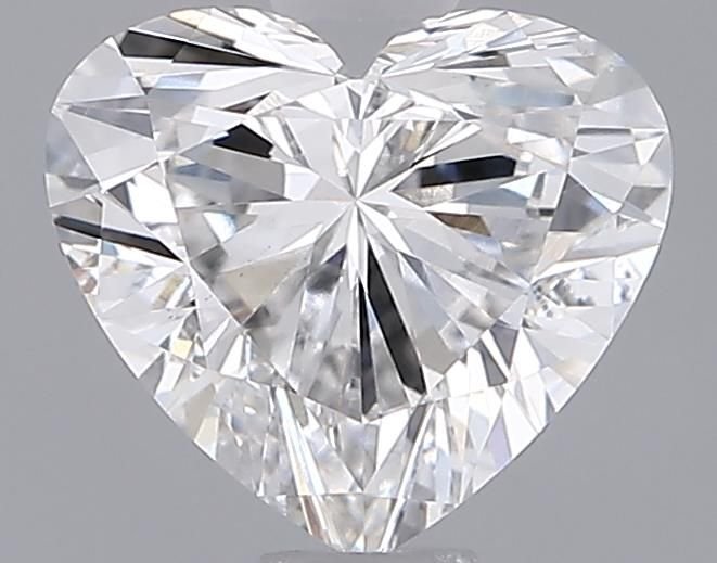 0.86ct F VS2 Very Good Cut Heart Lab Grown Diamond