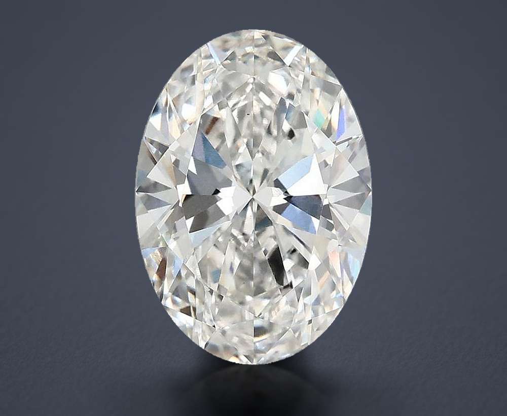 4.00 Carat Oval Lab Diamond