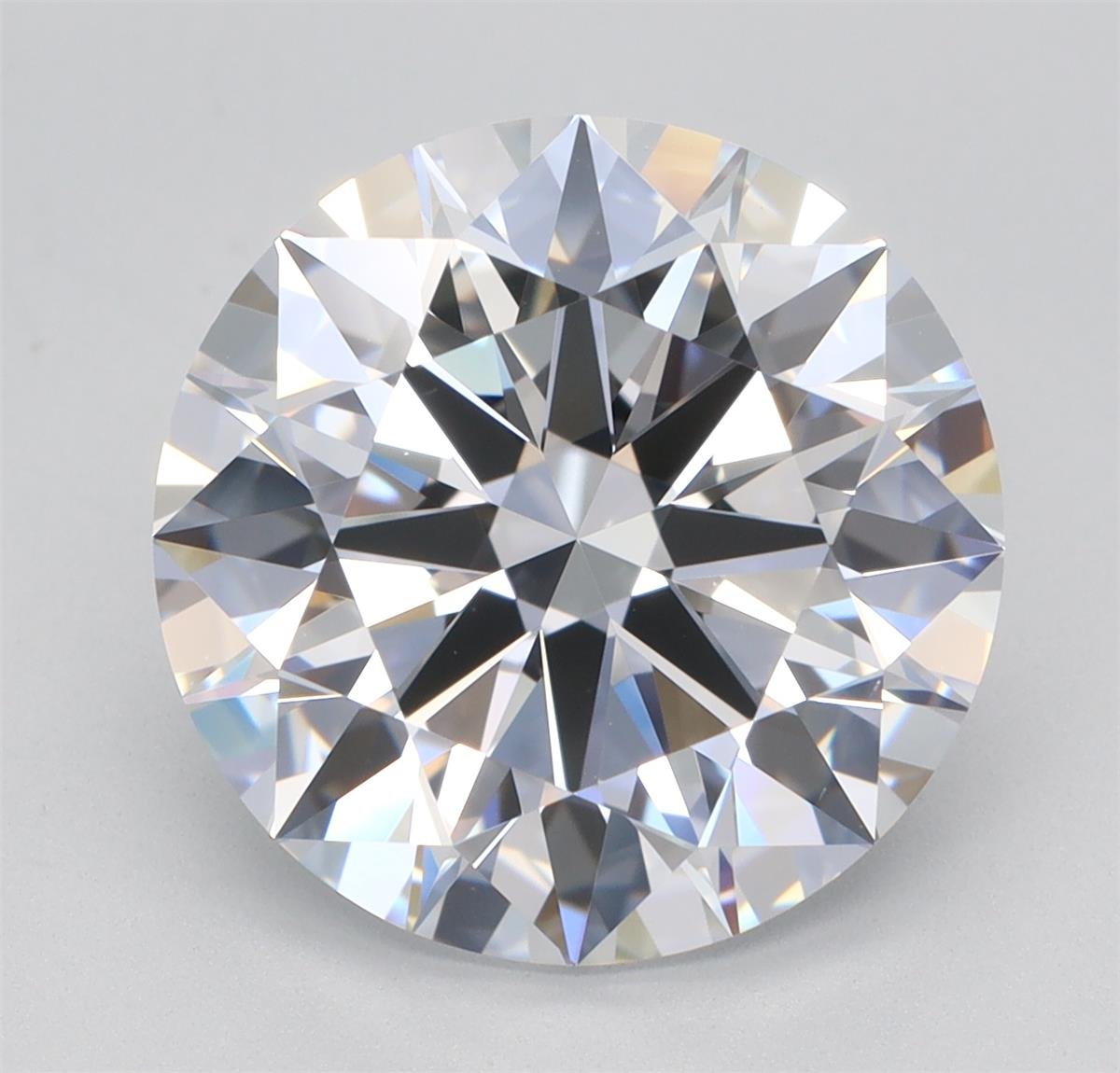 5.06ct D VS2 Rare Carat Ideal Cut Round Lab Grown Diamond