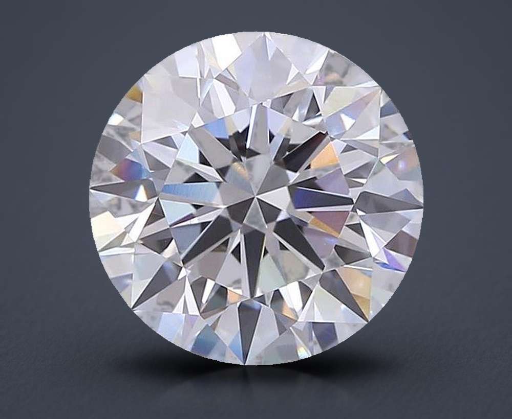 5.90 Carat Round Lab Diamond