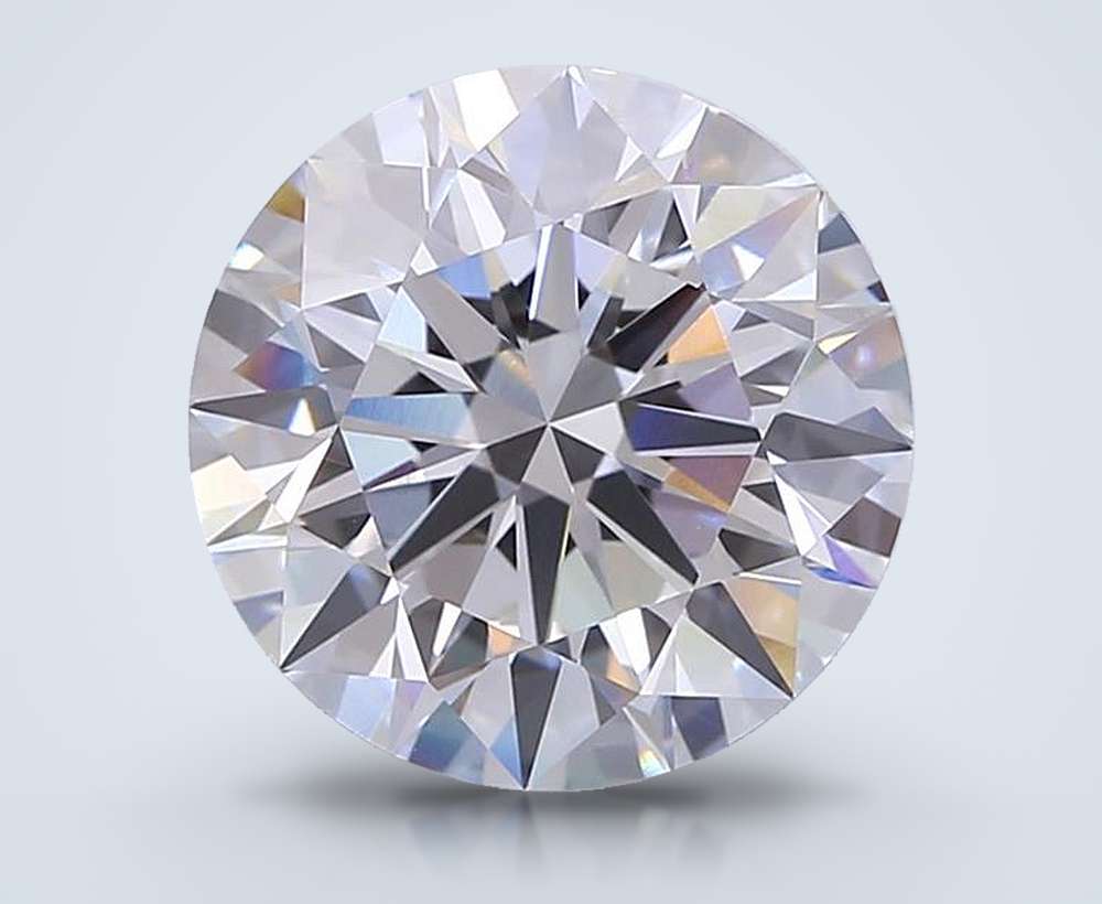5.90 Carat Round Lab Diamond