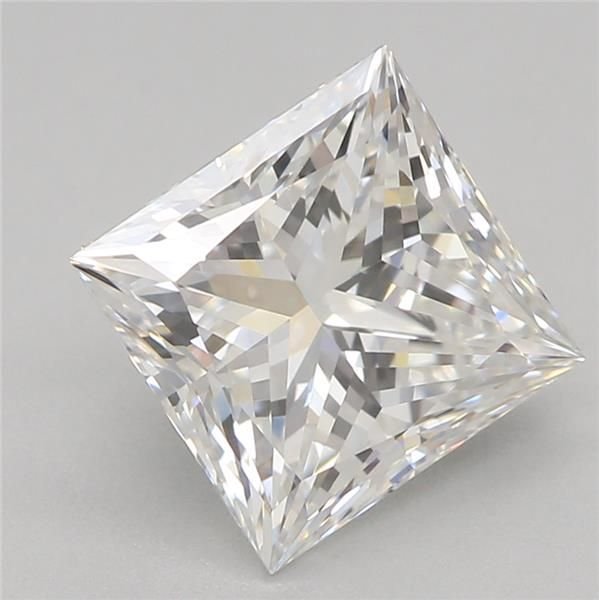 1.78ct E VVS2 Rare Carat Ideal Cut Princess Lab Grown Diamond