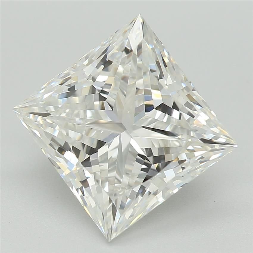 3.01ct E VS1 Rare Carat Ideal Cut Princess Lab Grown Diamond