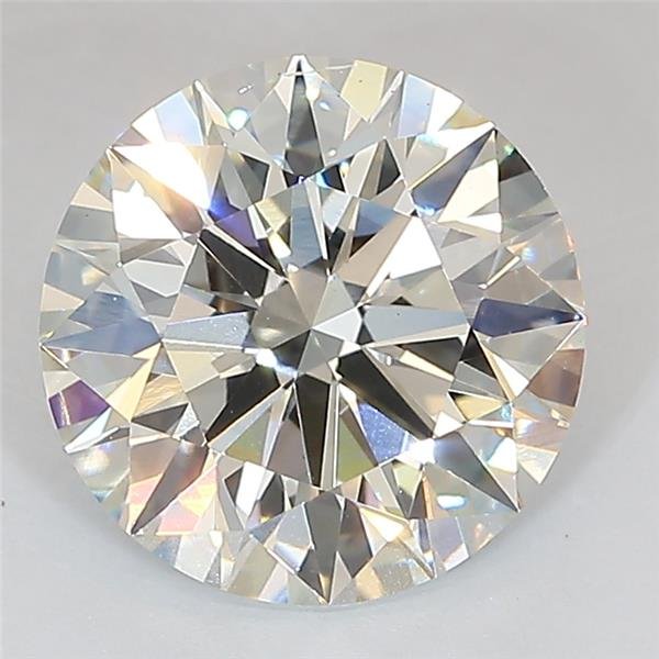 3.01ct J VS2 Rare Carat Ideal Cut Round Lab Grown Diamond