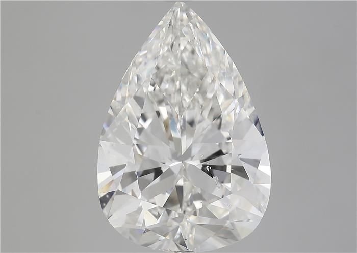 7.04ct H SI1 Very Good Cut Pear Diamond