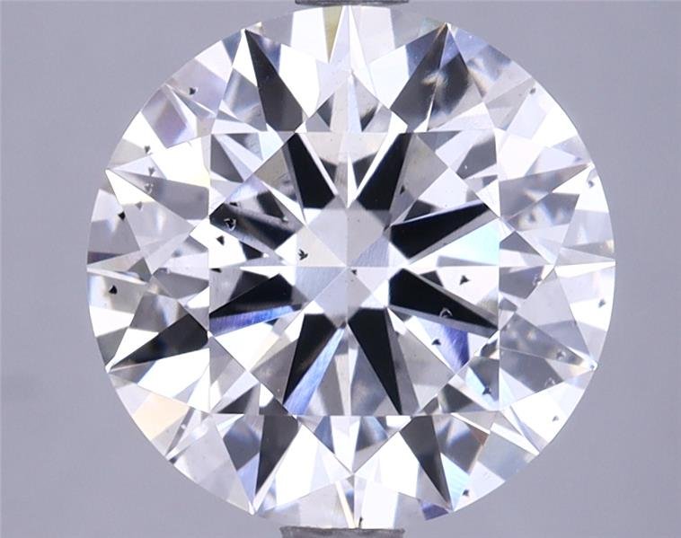 3.69ct F SI1 Rare Carat Ideal Cut Round Lab Grown Diamond