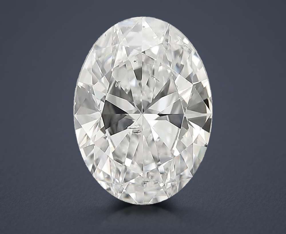 1.61 Carat Oval Lab Diamond