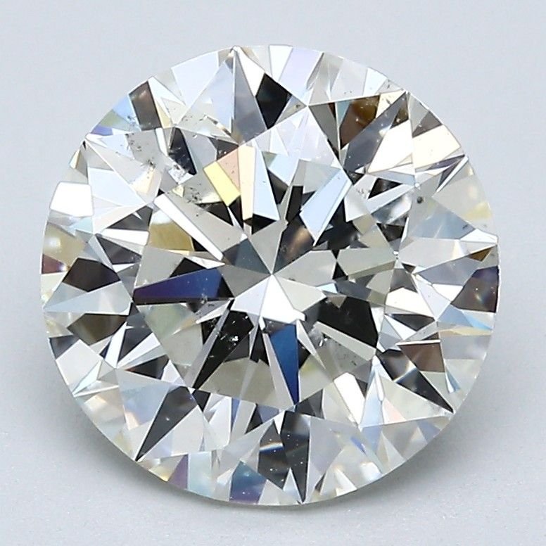 3.56ct K SI1 Rare Carat Ideal Cut Round Diamond