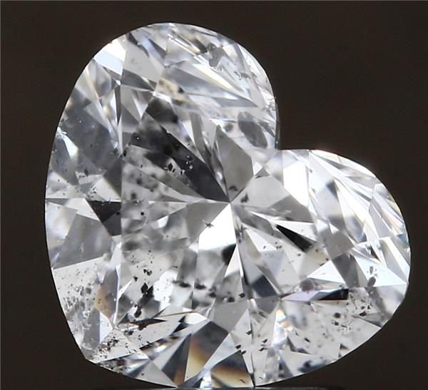 2.01ct E SI2 Rare Carat Ideal Cut Heart Diamond