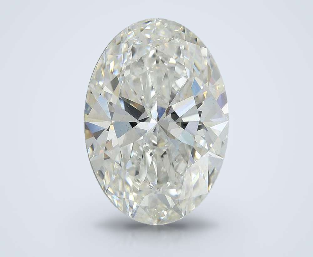 6.78 Carat Oval Lab Diamond