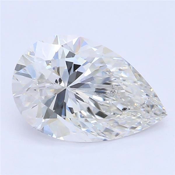 0.84ct E SI1 Rare Carat Ideal Cut Pear Lab Grown Diamond