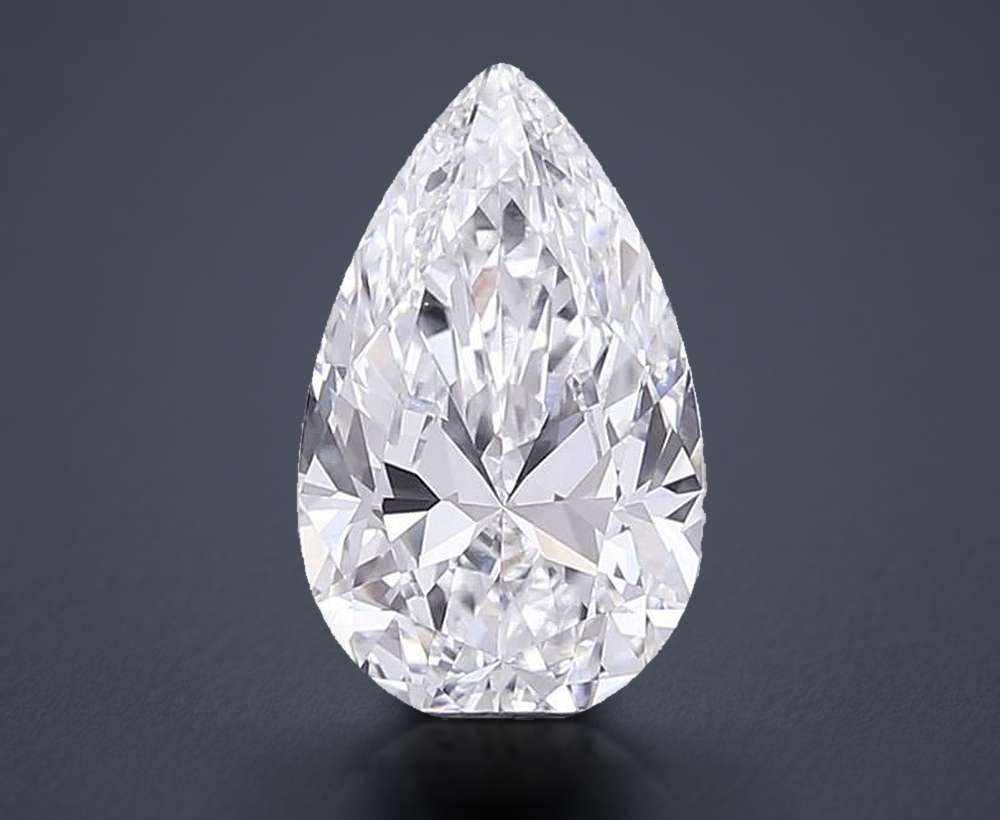 3.00 Carat Pear Lab Diamond