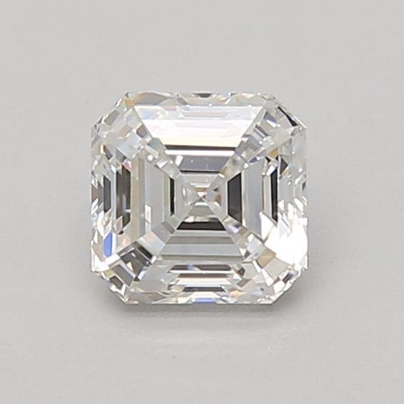 0.85ct D VS1 Rare Carat Ideal Cut Asscher Lab Grown Diamond