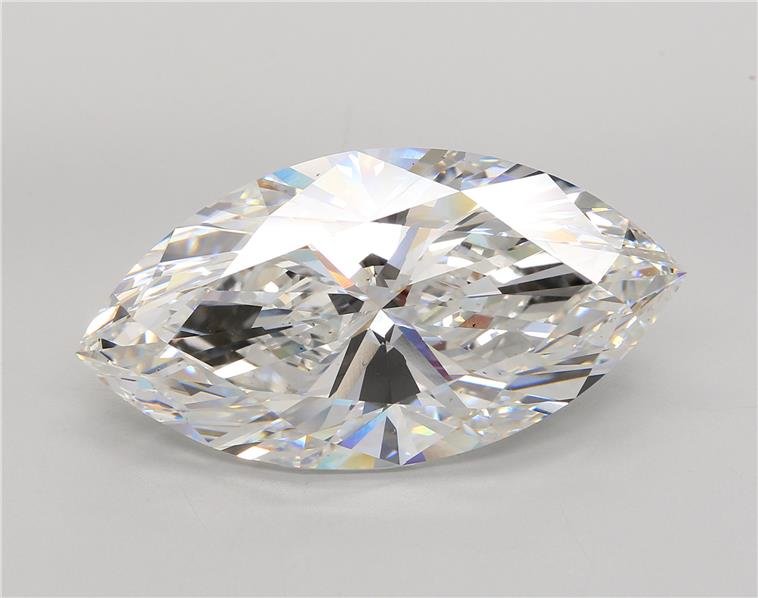 20.77ct F VS1 Rare Carat Ideal Cut Marquise Lab Grown Diamond
