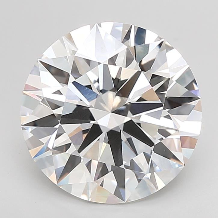 7.03ct F VVS2 Rare Carat Ideal Cut Round Lab Grown Diamond