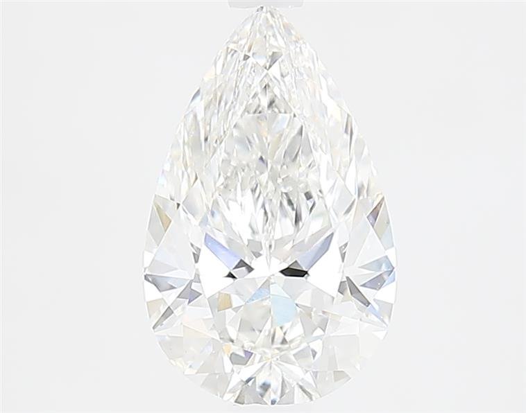 1.57ct F VS1 Rare Carat Ideal Cut Pear Lab Grown Diamond