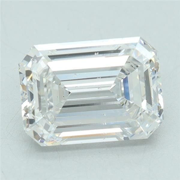 1.50ct D SI1 Rare Carat Ideal Cut Emerald Lab Grown Diamond