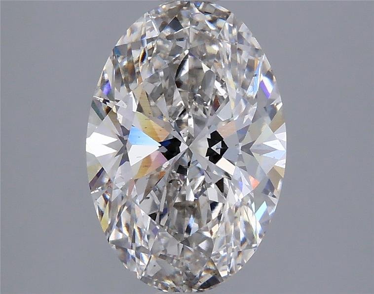 2.87ct H VS2 Rare Carat Ideal Cut Oval Lab Grown Diamond