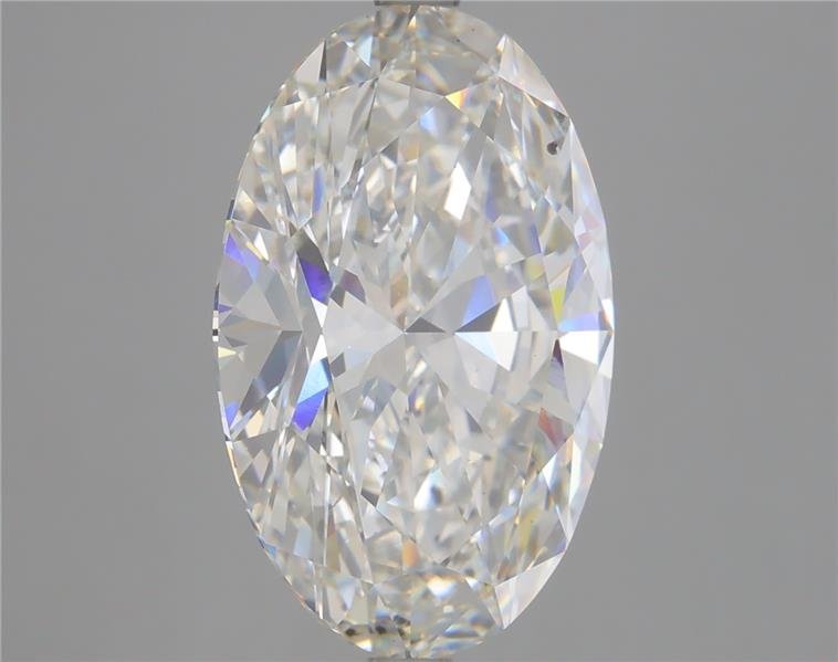 6.32ct G SI1 Rare Carat Ideal Cut Oval Lab Grown Diamond