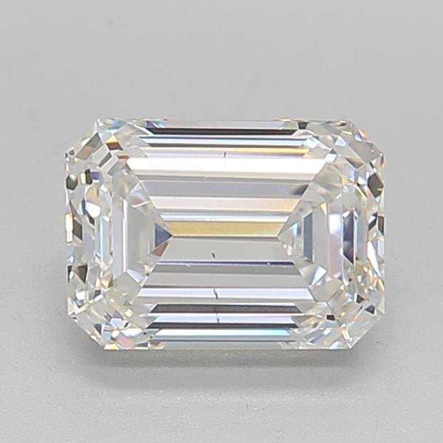 2.05ct E VS2 Rare Carat Ideal Cut Emerald Lab Grown Diamond