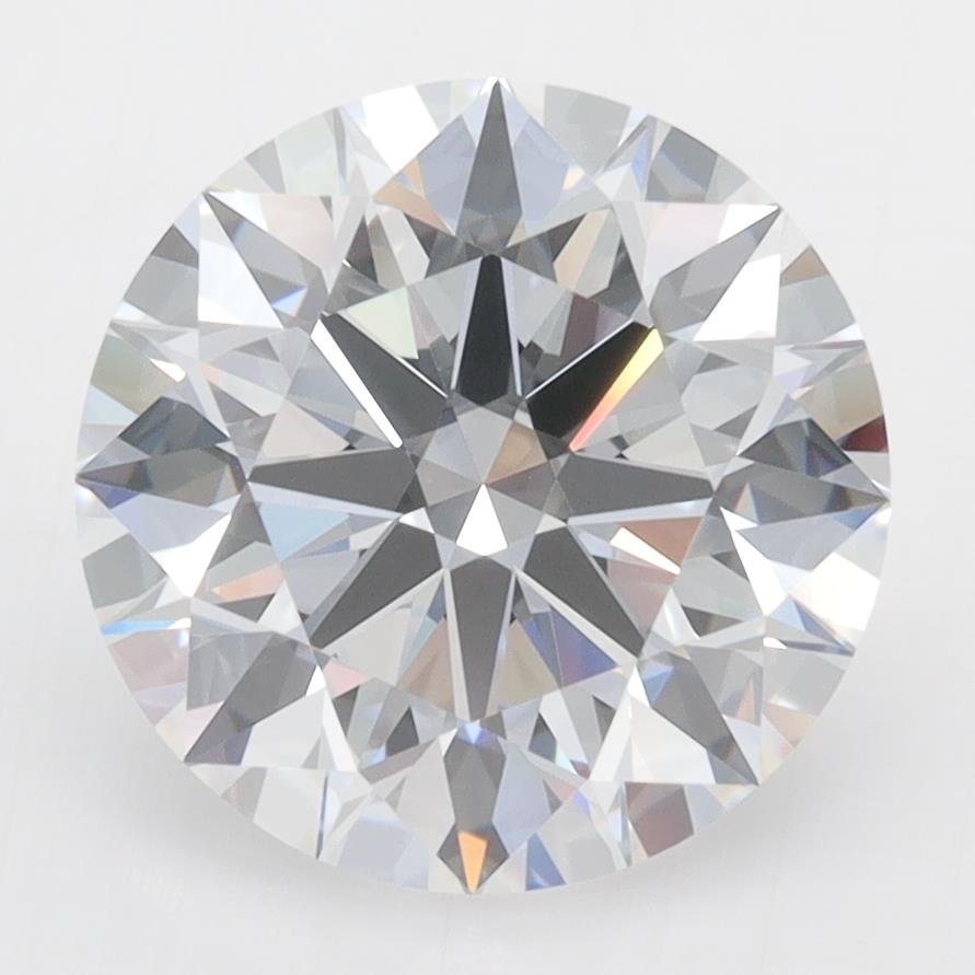 4.10ct D VVS1 Rare Carat Ideal Cut Round Lab Grown Diamond