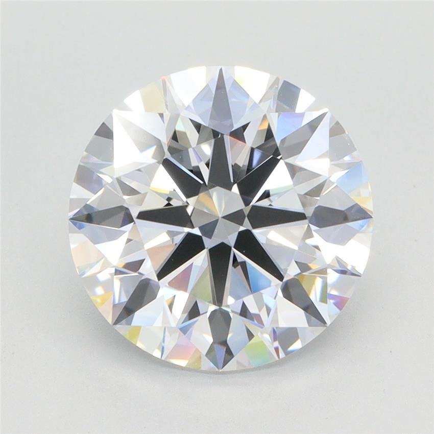 4.27ct D VVS2 Rare Carat Ideal Cut Round Lab Grown Diamond