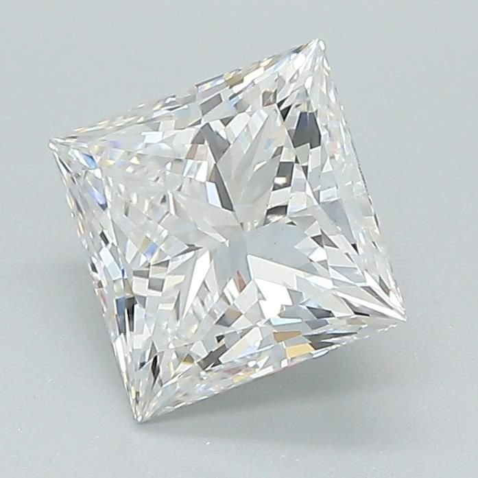 1.50ct D VS1 Rare Carat Ideal Cut Princess Lab Grown Diamond