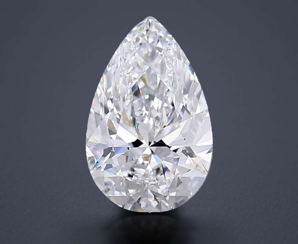 1.50 Carat Pear Lab Diamond
