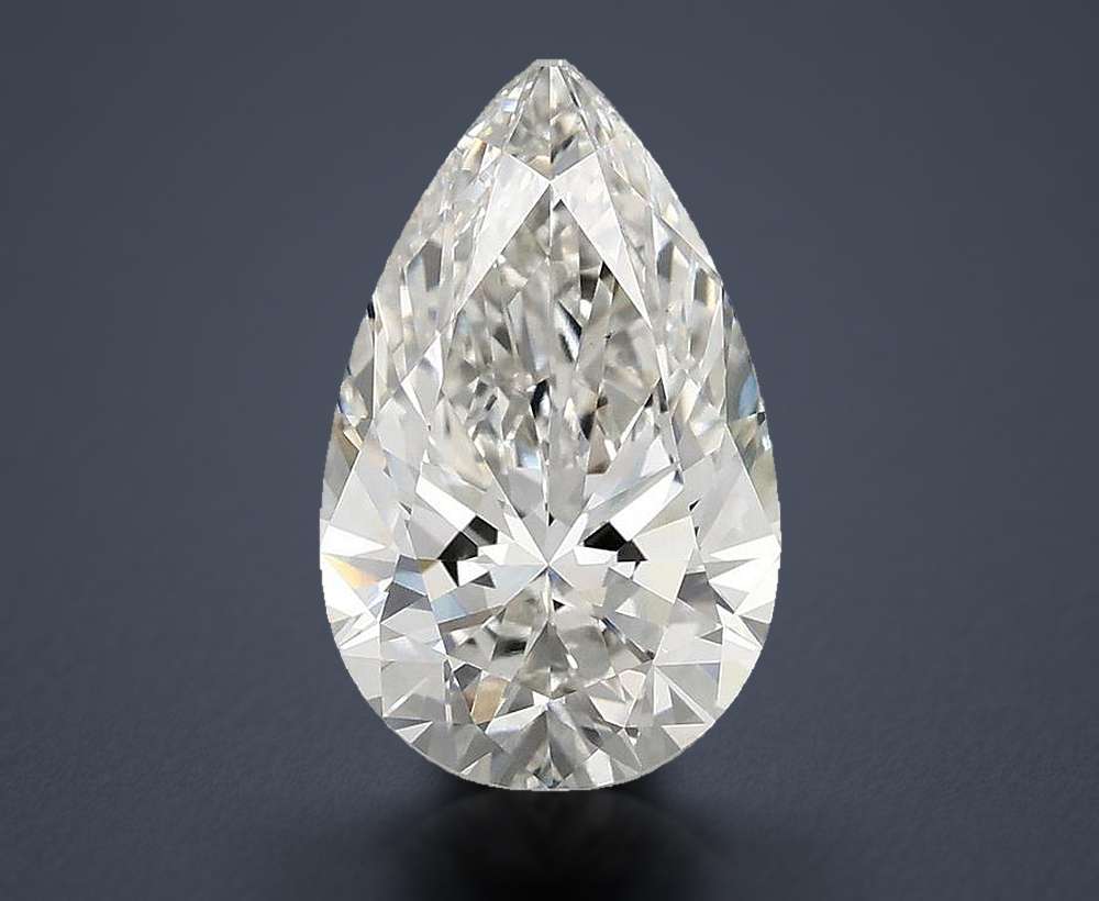 2.60 Carat Pear Lab Diamond