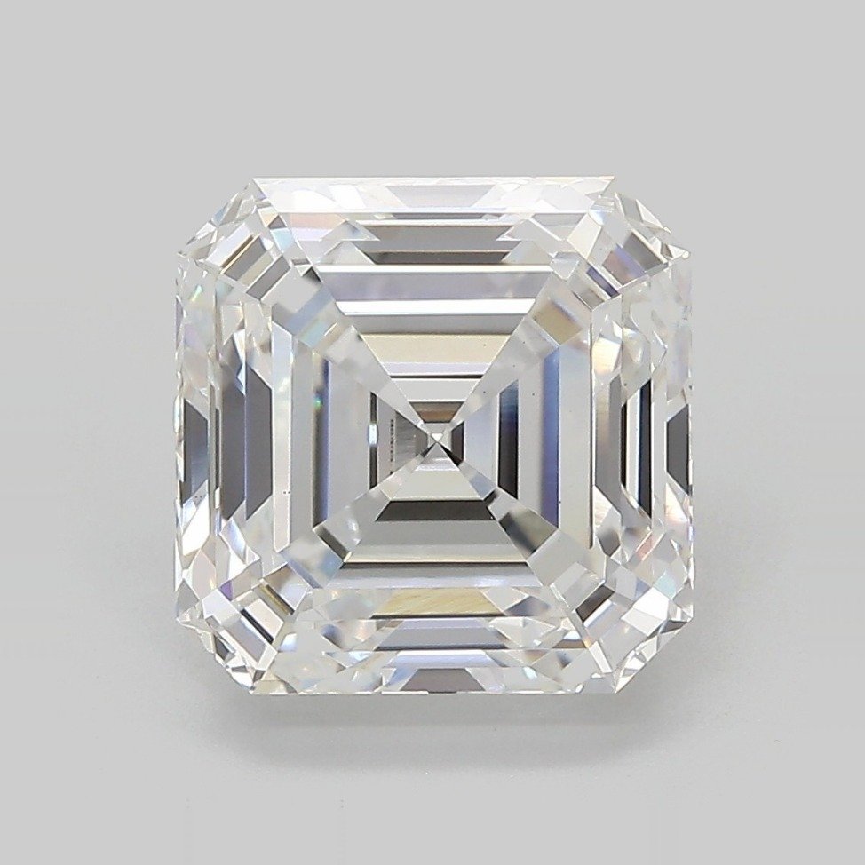5.09ct E VS1 Rare Carat Ideal Cut Asscher Lab Grown Diamond