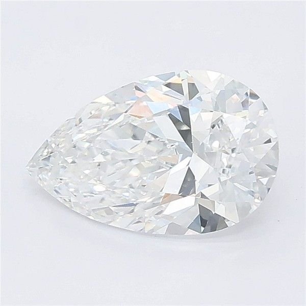 1.10ct D VVS2 Rare Carat Ideal Cut Pear Lab Grown Diamond
