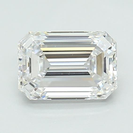 0.85ct D VVS2 Excellent Cut Emerald Lab Grown Diamond