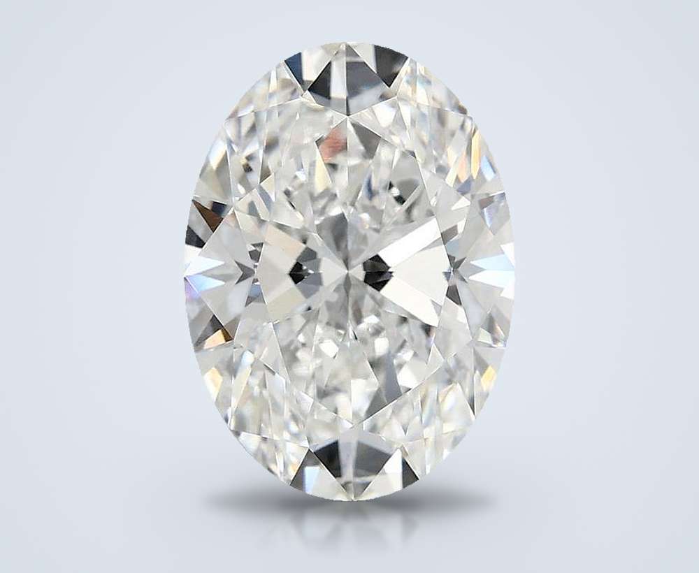 3.86 Carat Oval Lab Diamond