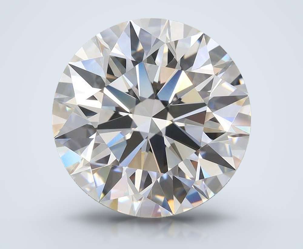 4.02 Carat Round Lab Diamond