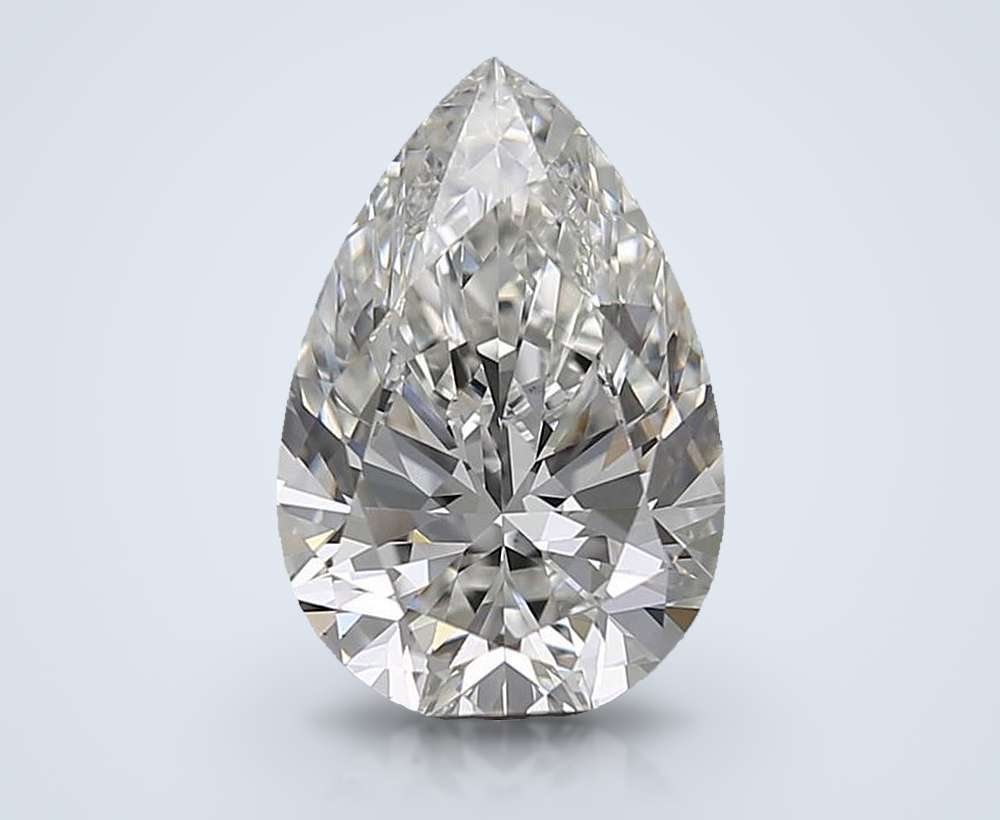 3.00 Carat Pear Lab Diamond