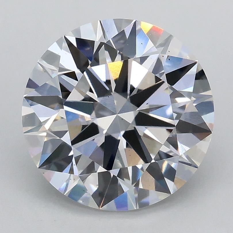 2.54ct E VS2 Rare Carat Ideal Cut Round Lab Grown Diamond