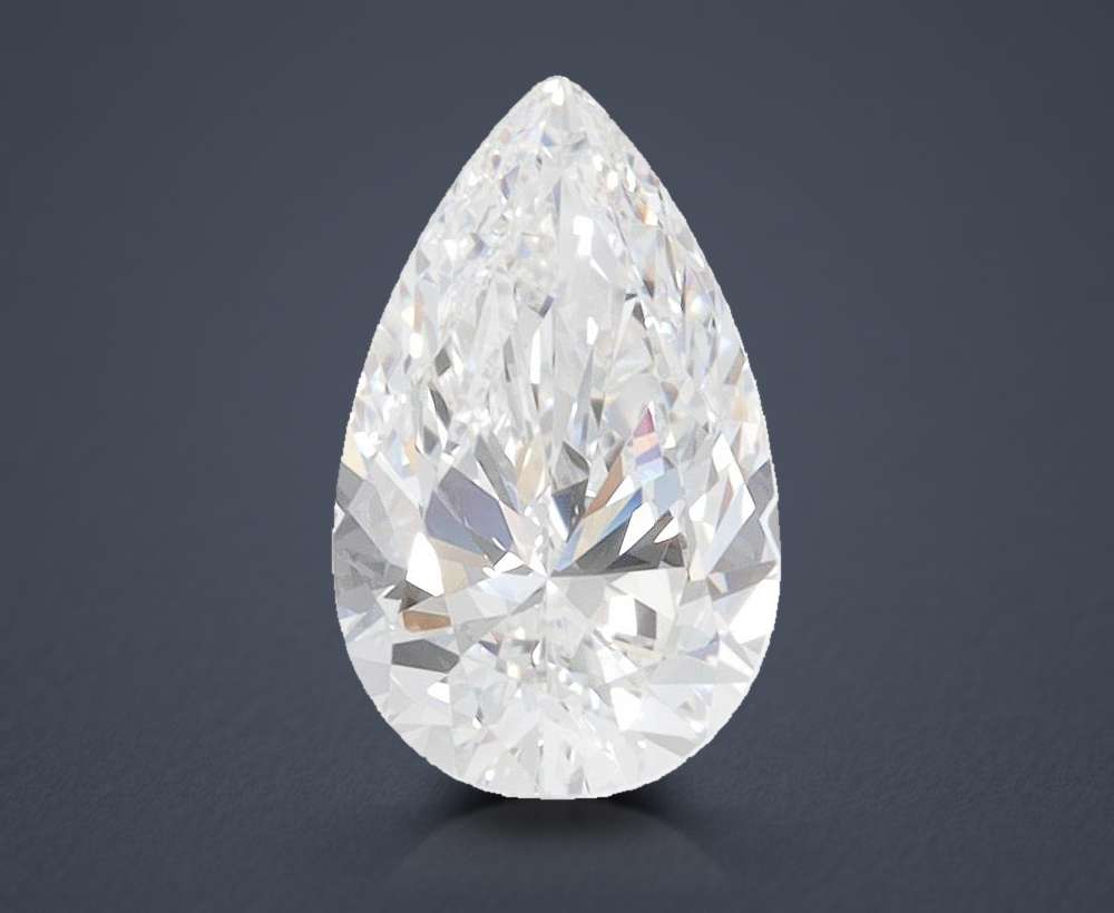 1.50 Carat Pear Lab Diamond