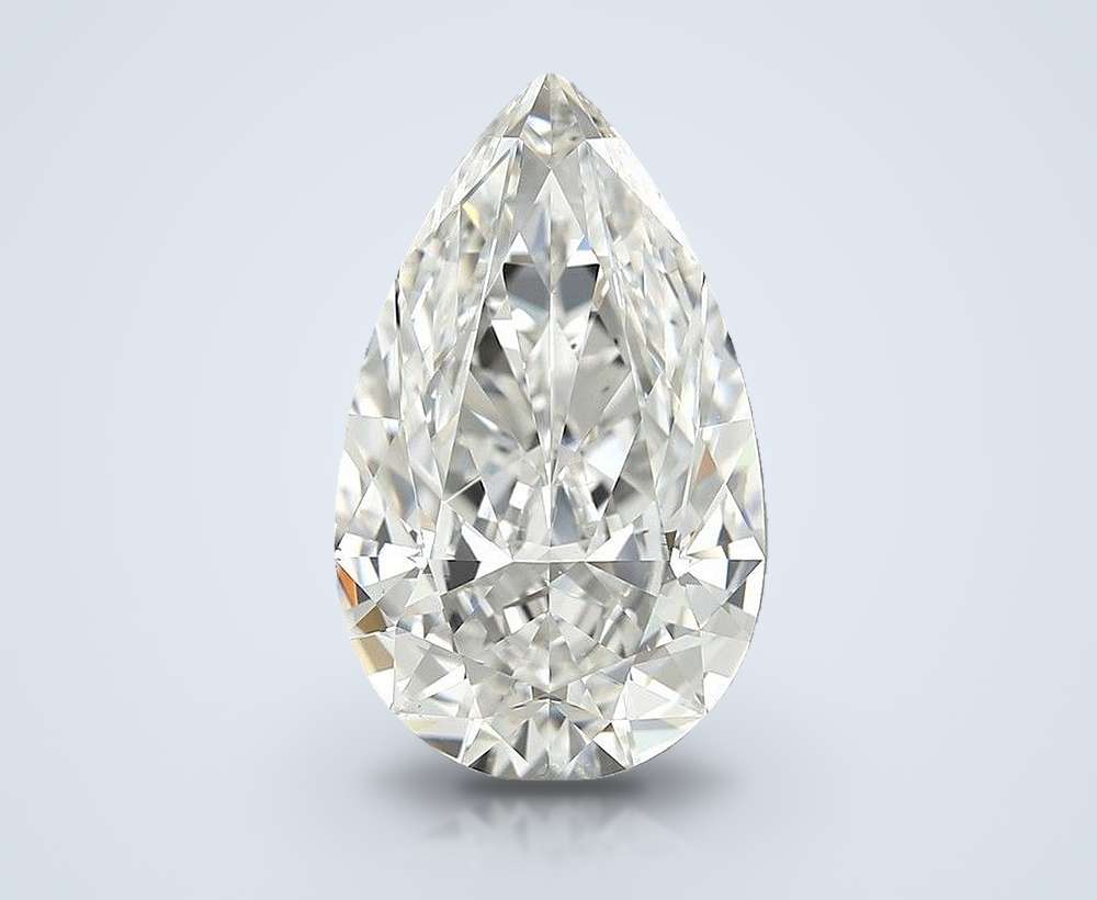 7.03 Carat Pear Natural Diamond