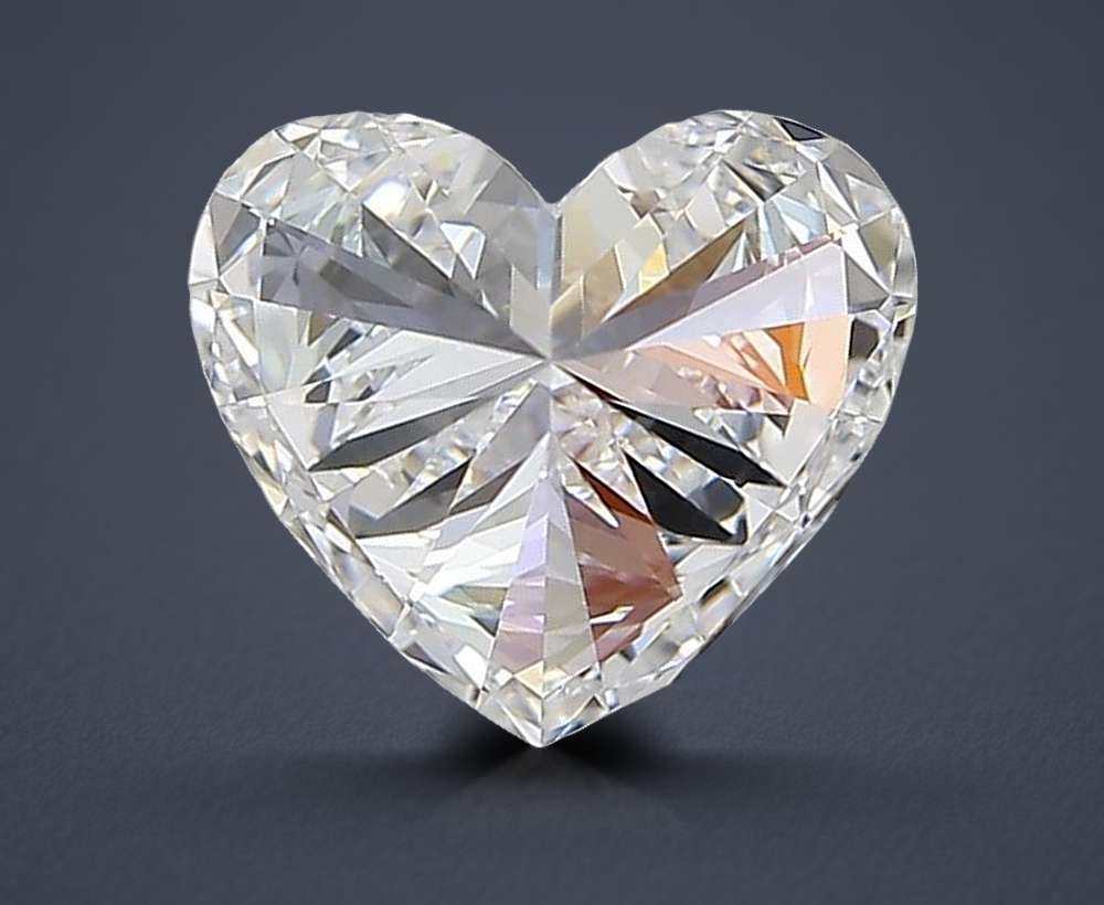 1.71 Carat Heart Natural Diamond